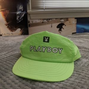 Neon Green Vintage Playboy Hat